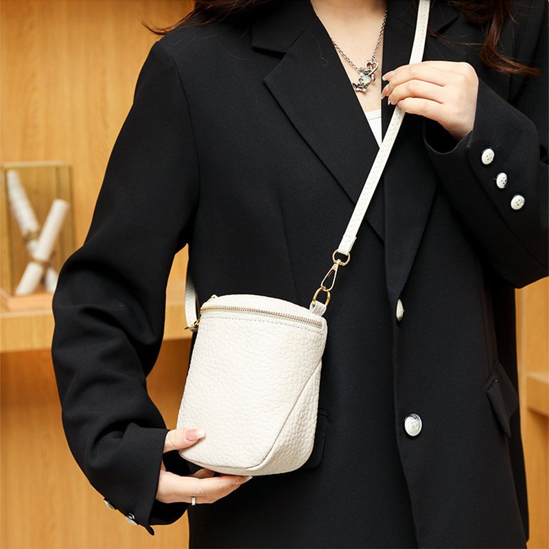 High-quality Leather Mobile Phone Bag Korean Style Shell Bags For Women Fashion Small Shoulder Crossbody Bag - Image 2