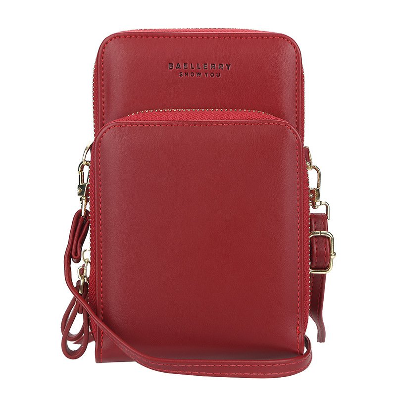 Large Capacity Crossbody Shoulder Bags For Women Fashion Zipper Mobile Phone Bag - Image 8