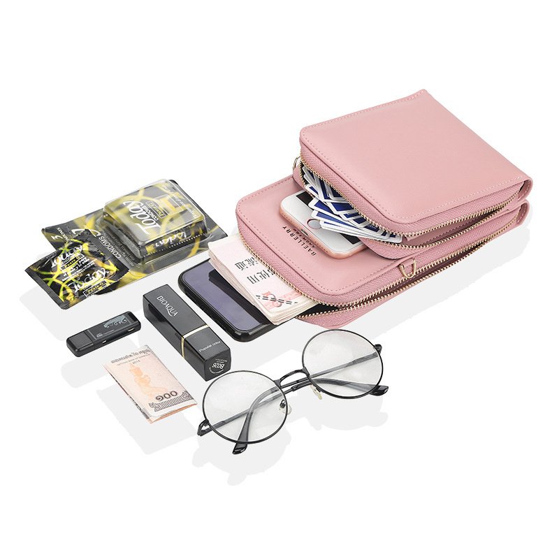 Large Capacity Crossbody Shoulder Bags For Women Fashion Zipper Mobile Phone Bag - Image 3