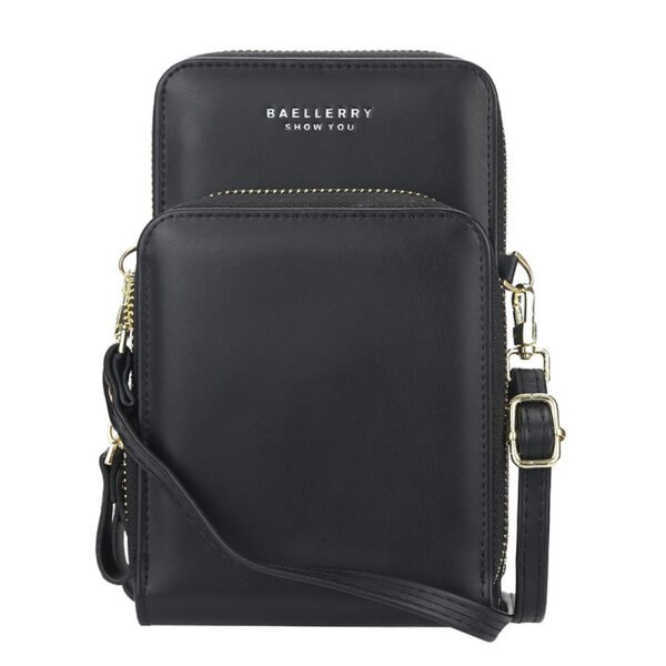 Large Capacity Crossbody Shoulder Bags For Women Fashion Zipper Mobile Phone Bag - Image 10