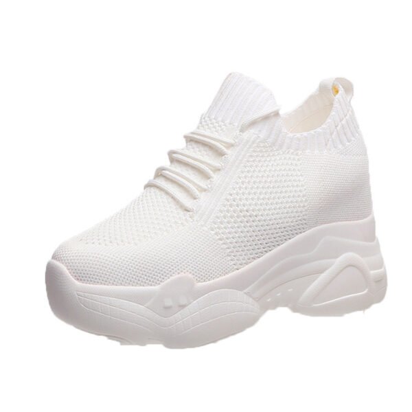 Heighten small white shoes for women - Image 5