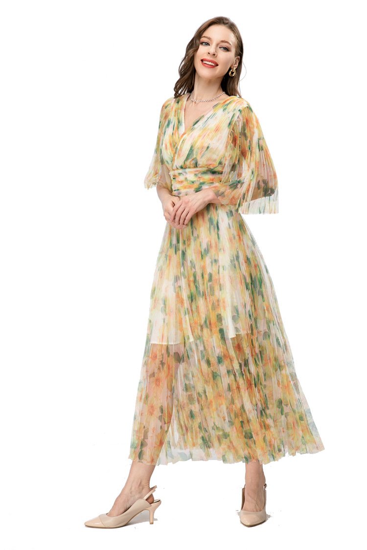 Women's Retro Casual Temperament Printed Dresses - Image 4