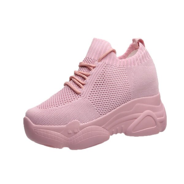 Heighten small white shoes for women - Image 3