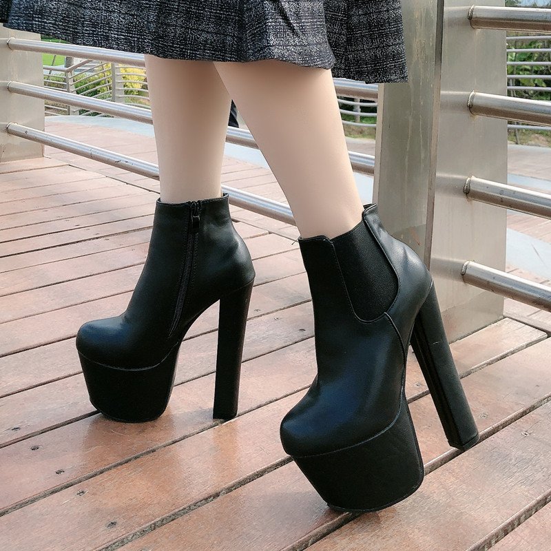 Women Platform Thick Soled  Heel Shoes - Image 2