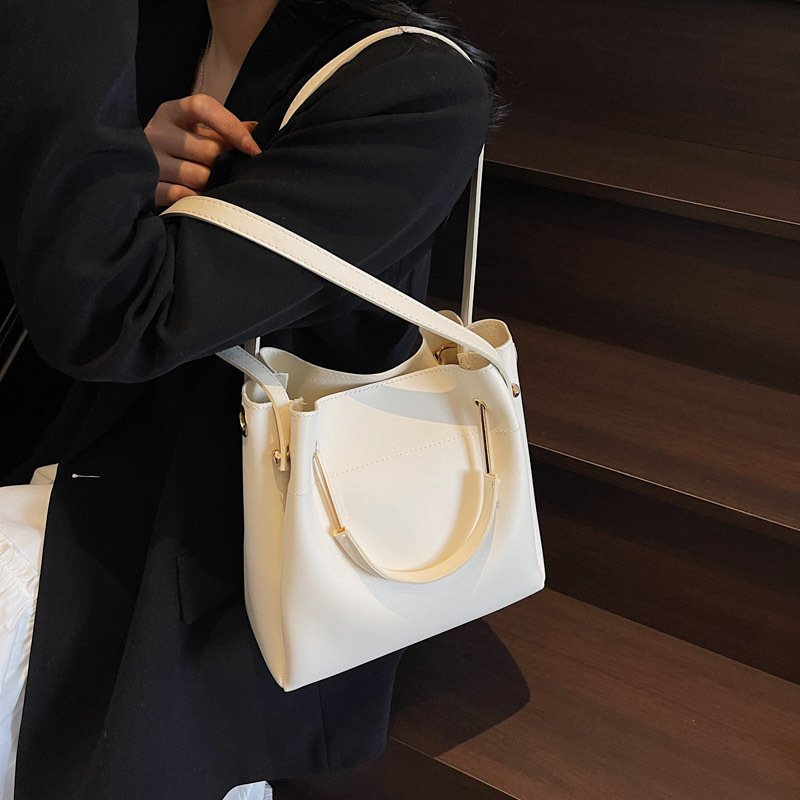 Bucket Bag Simple All-match Portable Shoulder Crossbody Bags - Image 3