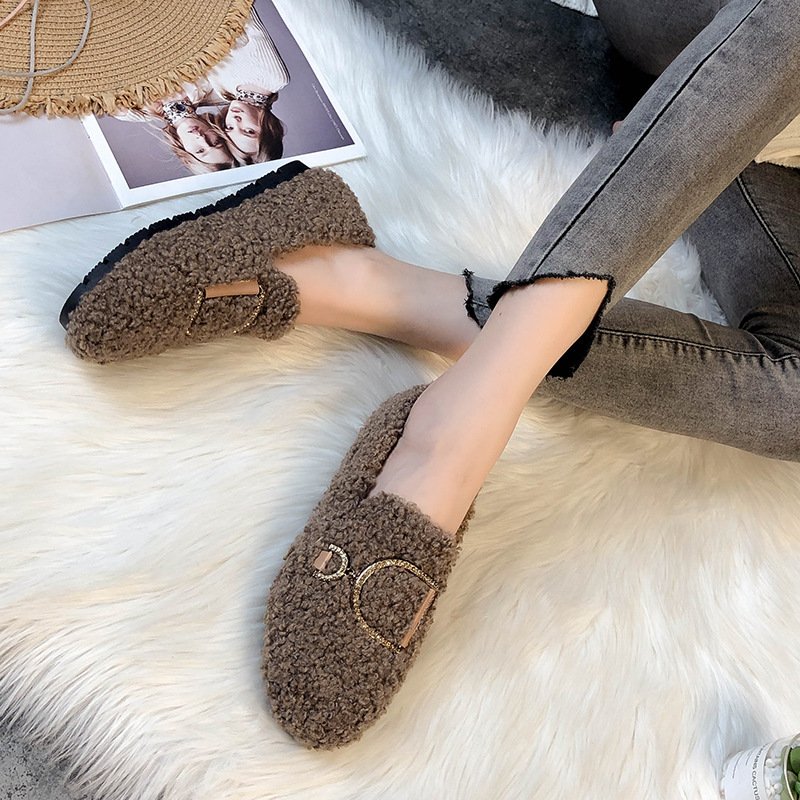Autumn women plus velvet platform shoes - Image 3