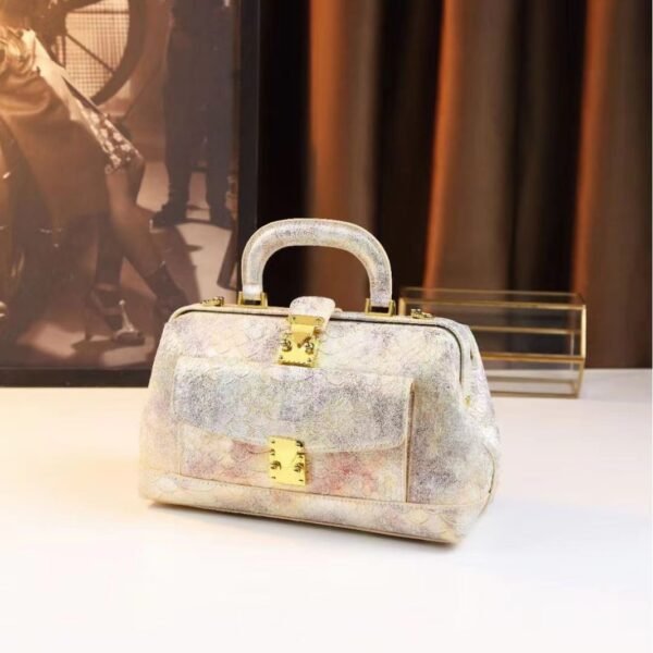Retro Snakeskin Pattern Dumpling Bag Women - Image 6