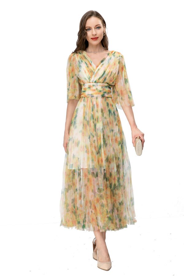 Women's Retro Casual Temperament Printed Dresses - Image 5