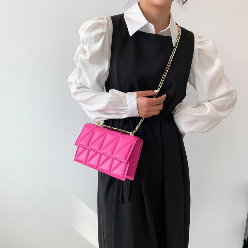 Small Square Bags Fashion Chain Crossbody Shoulder Bag - Image 6