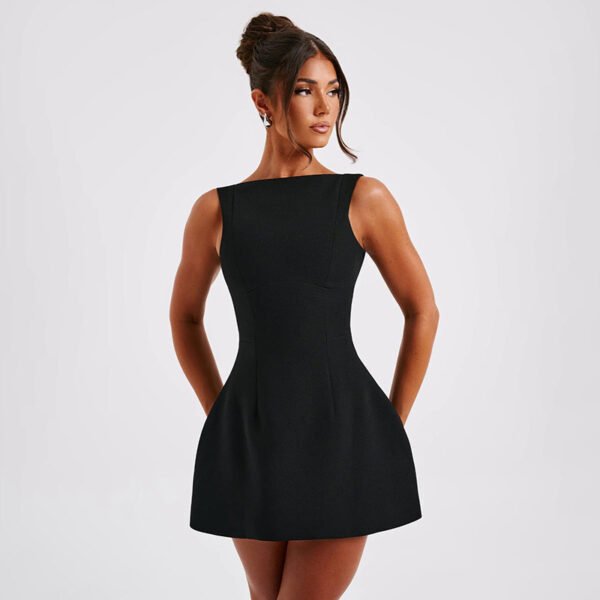 Sexy Slim-fitting Backless Dress Summer Sleeveless Short Dresses - Image 9