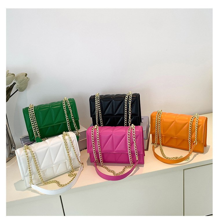 Small Square Bags Fashion Chain Crossbody Shoulder Bag - Image 8