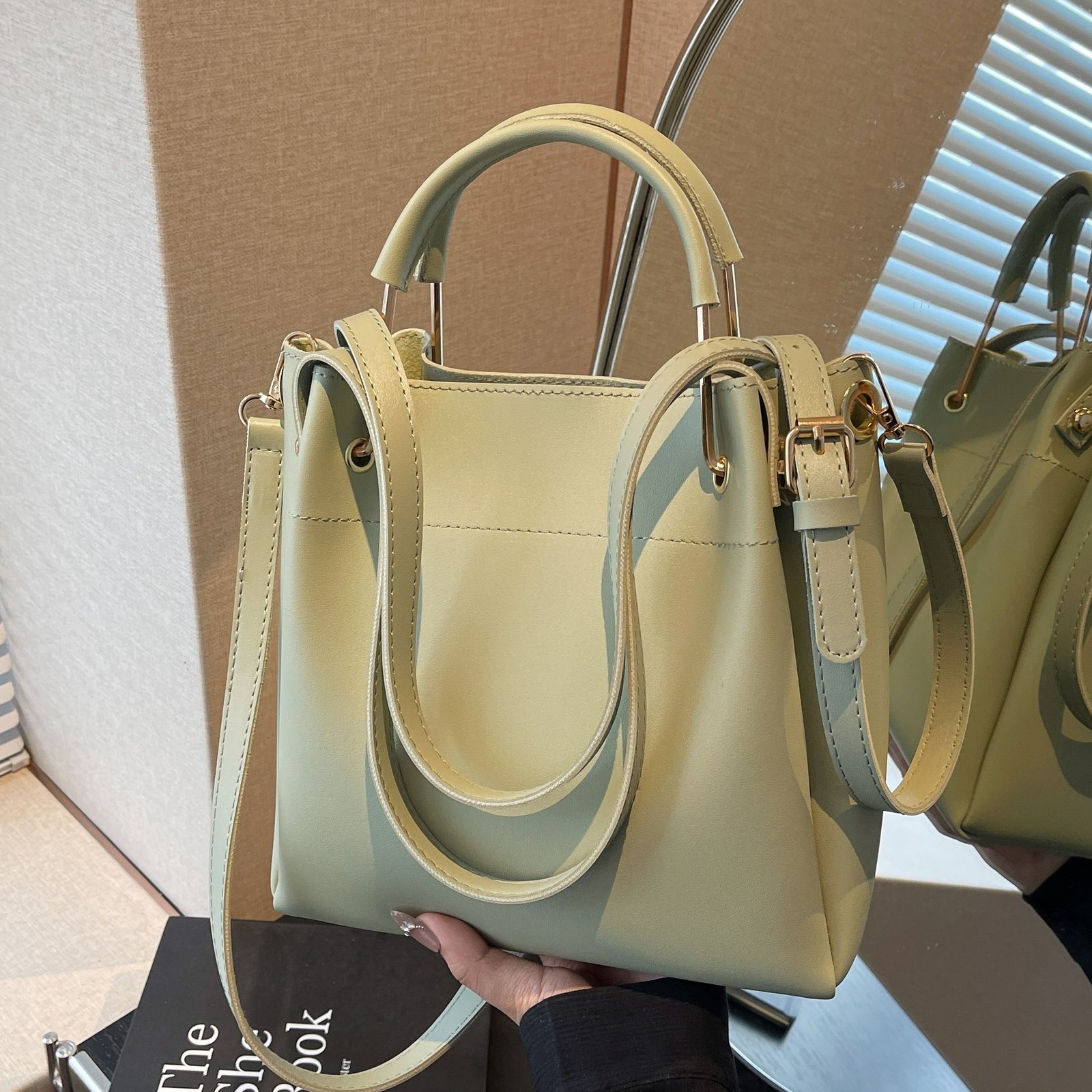 Bucket Bag Simple All-match Portable Shoulder Crossbody Bags - Image 2