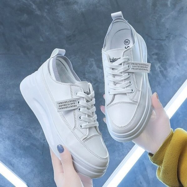 Fashion Sports High Casual Shoes White Shoes Women - Image 5